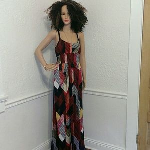 Multicolored Maxi Dress